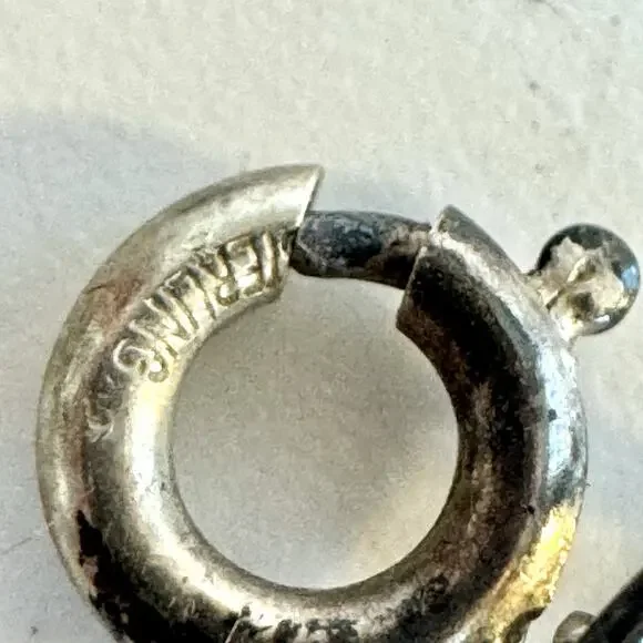 Vintage Sterling Silver Sand Dollar Pendant Necklace Beach Nautical Jewelry - Picture 15 of 16